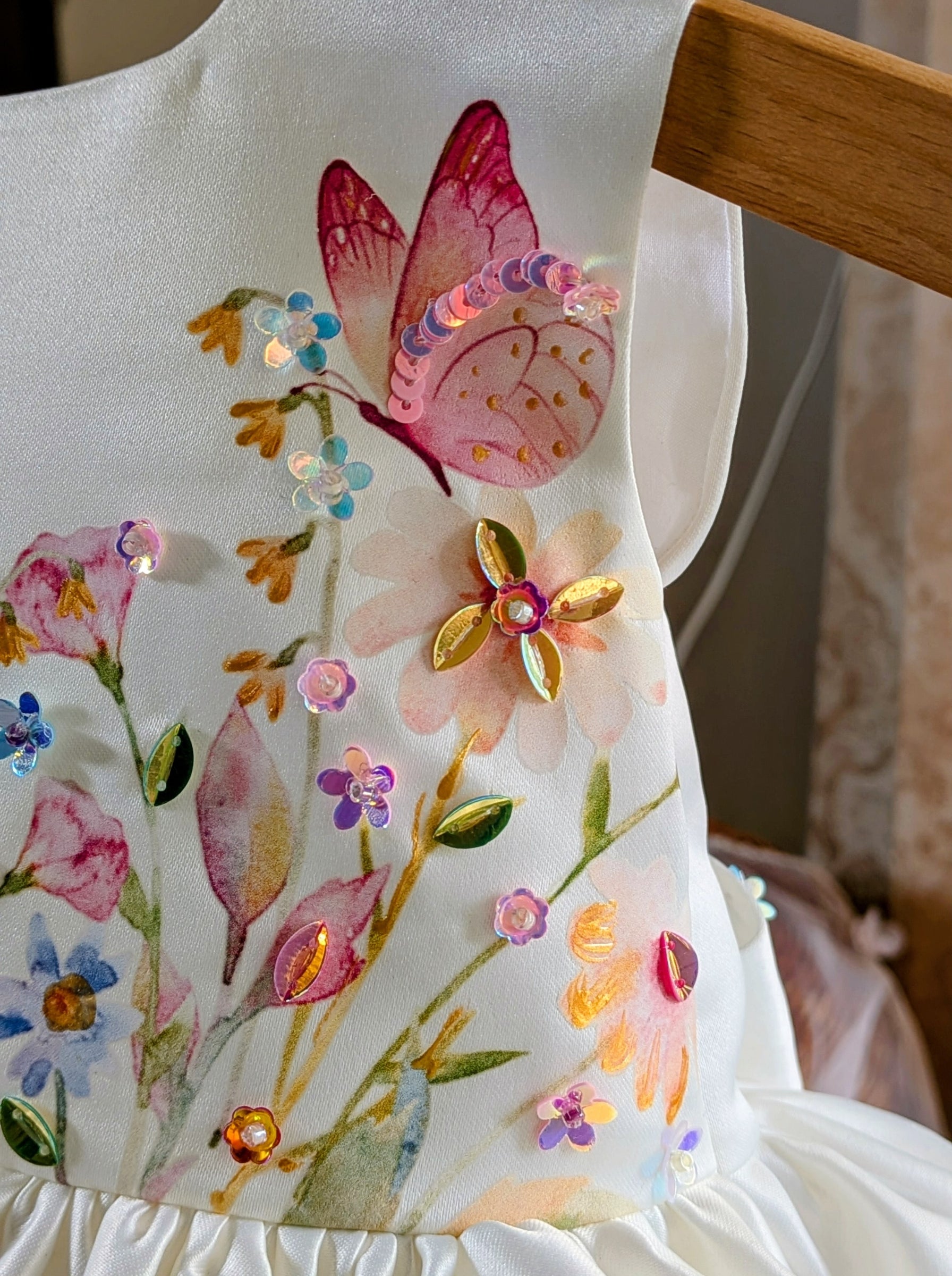 Floral Birthday Dress for Girls | Customizable & Personalized Outfit