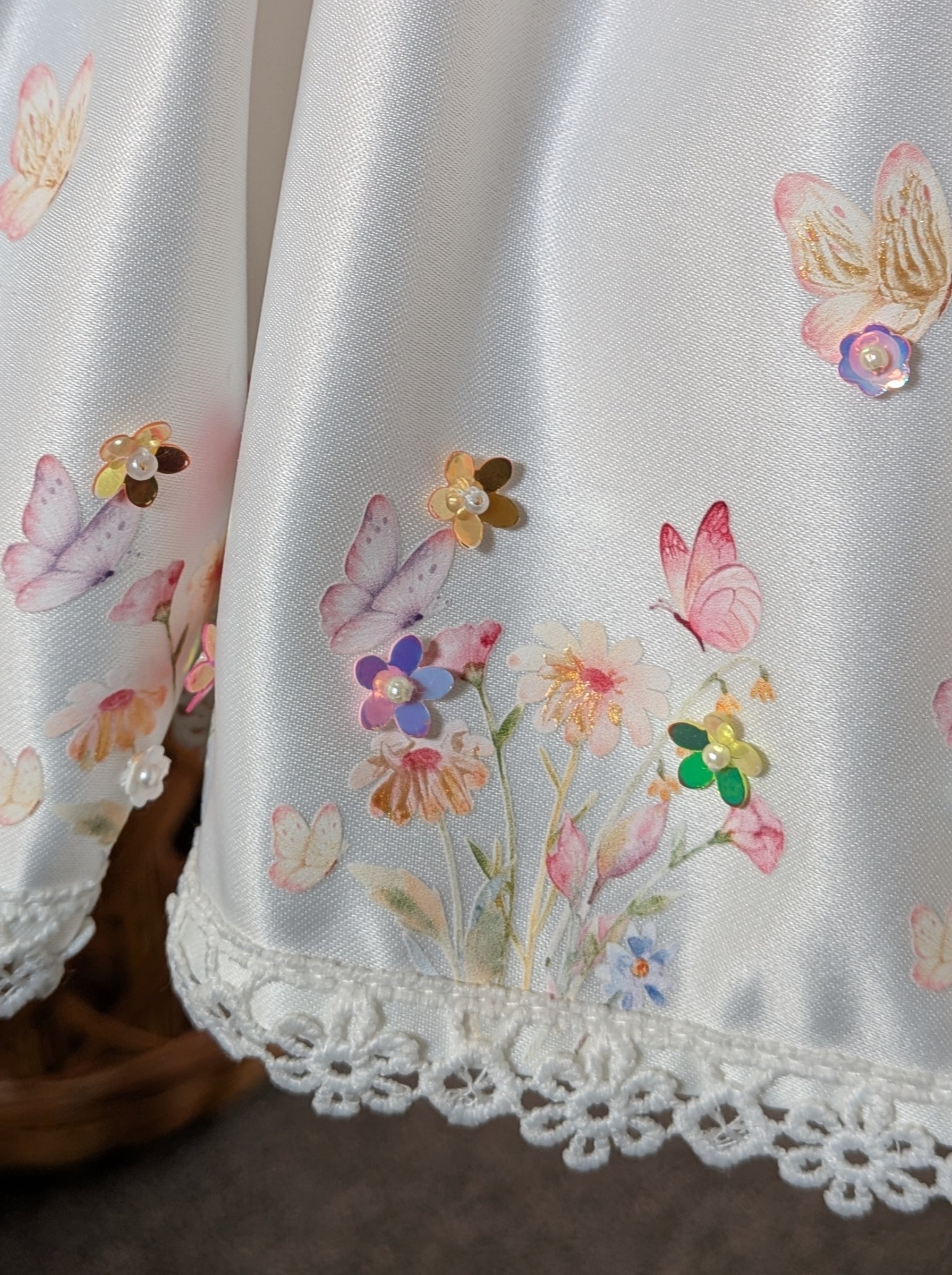 Floral Birthday Dress for Girls | Customizable & Personalized Outfit