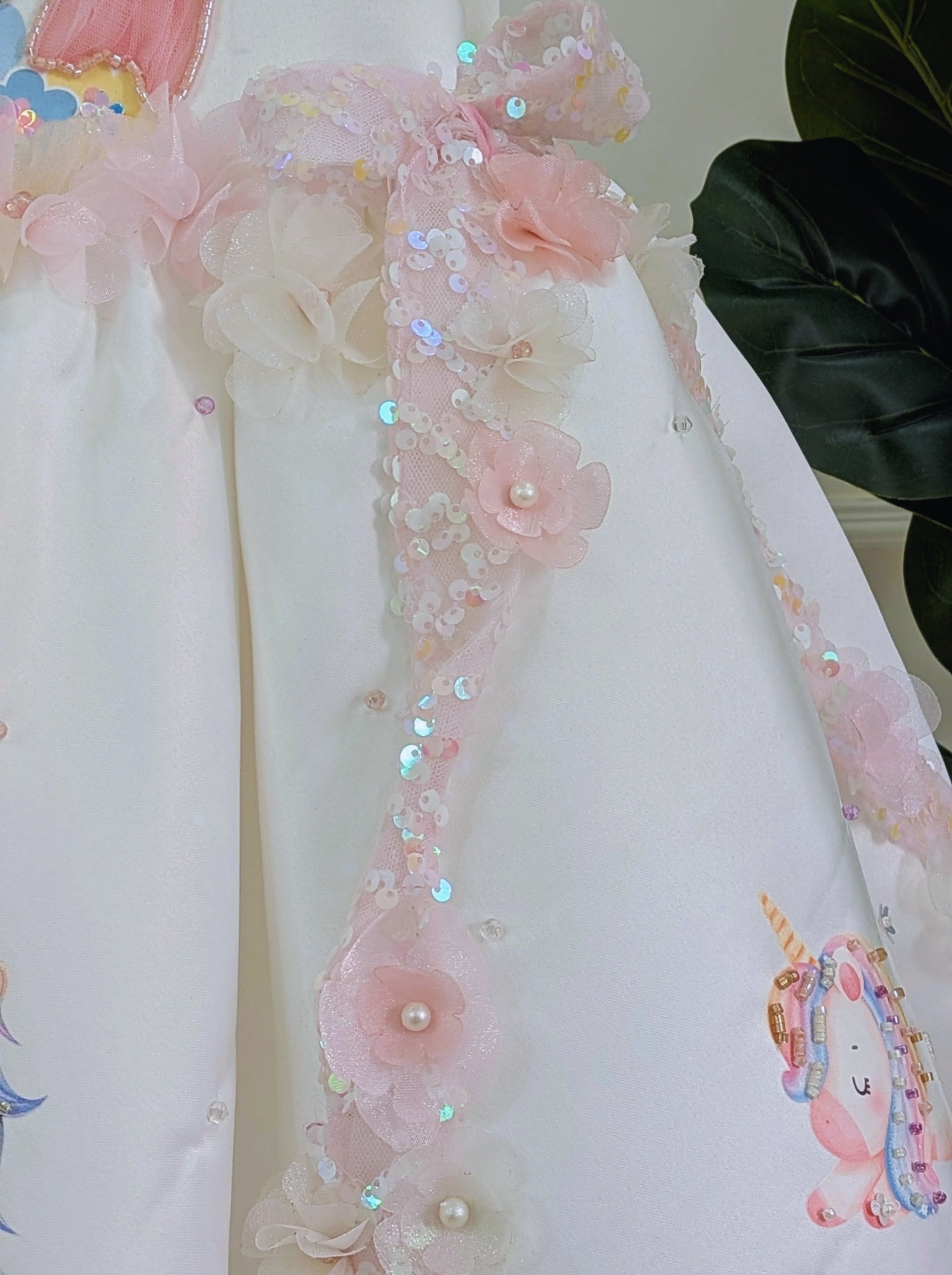 Unicorn Theme Birthday Dress for Girls | Customizable & Personalized Party Wear India