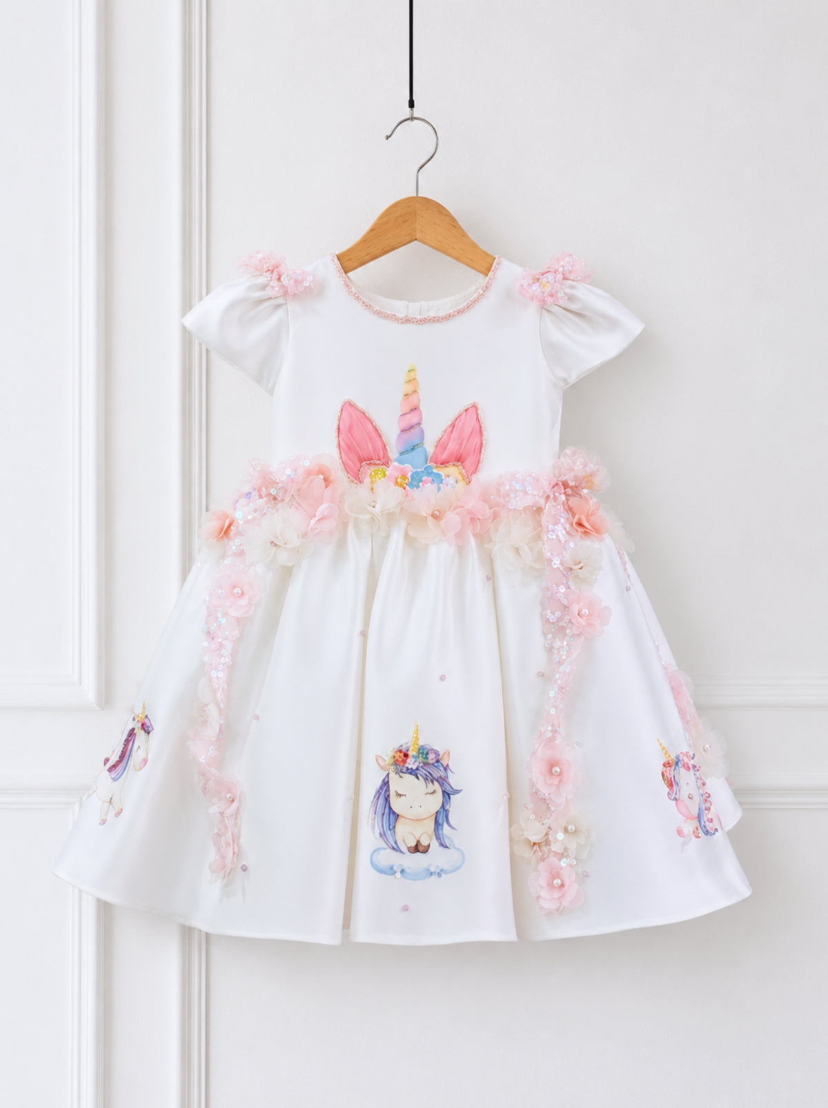 unicorn dress for birthday girl Girls YGroup_B2406 otherwise the sizing will Long Sleeve Open Back Color:Moss green