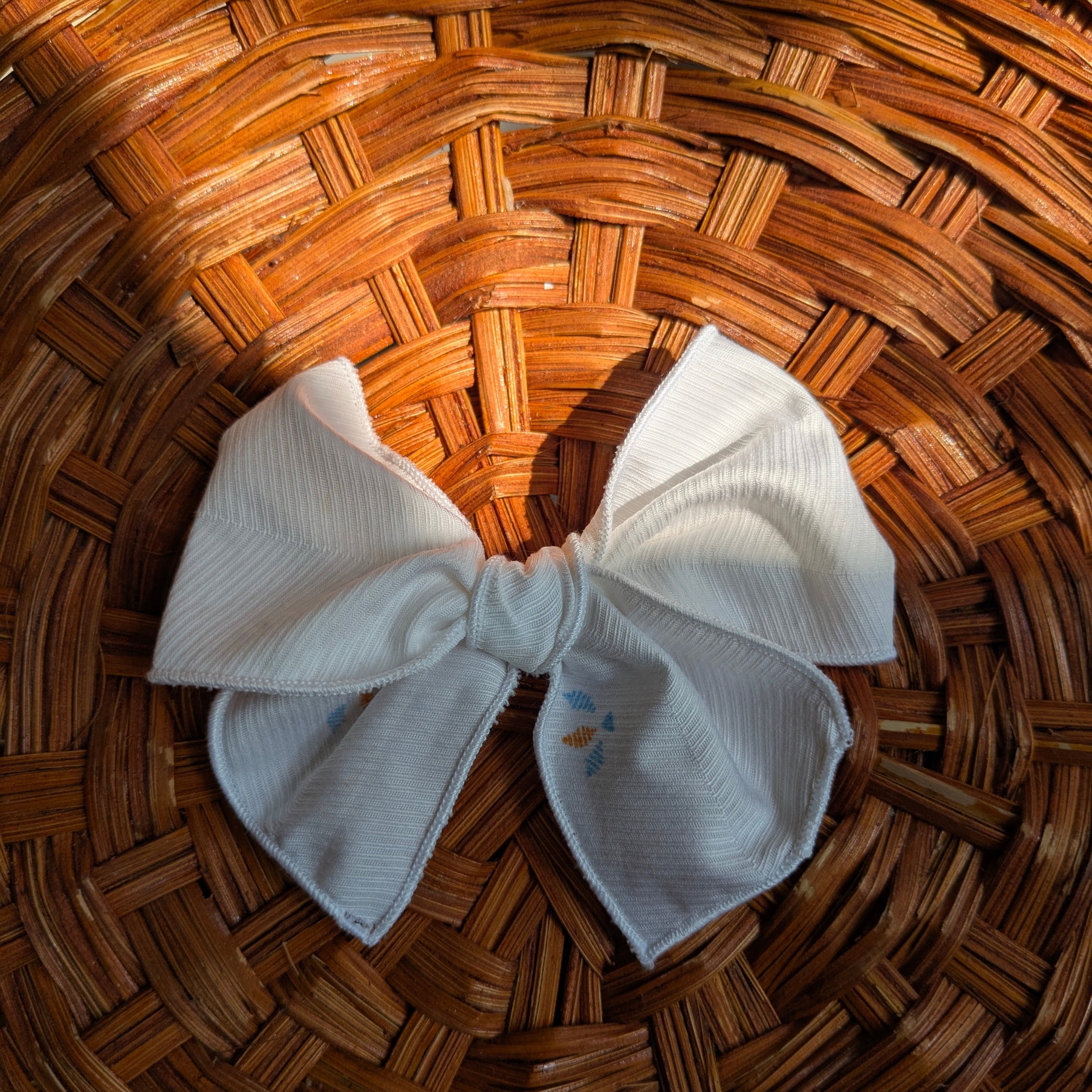 White Bow for little girls