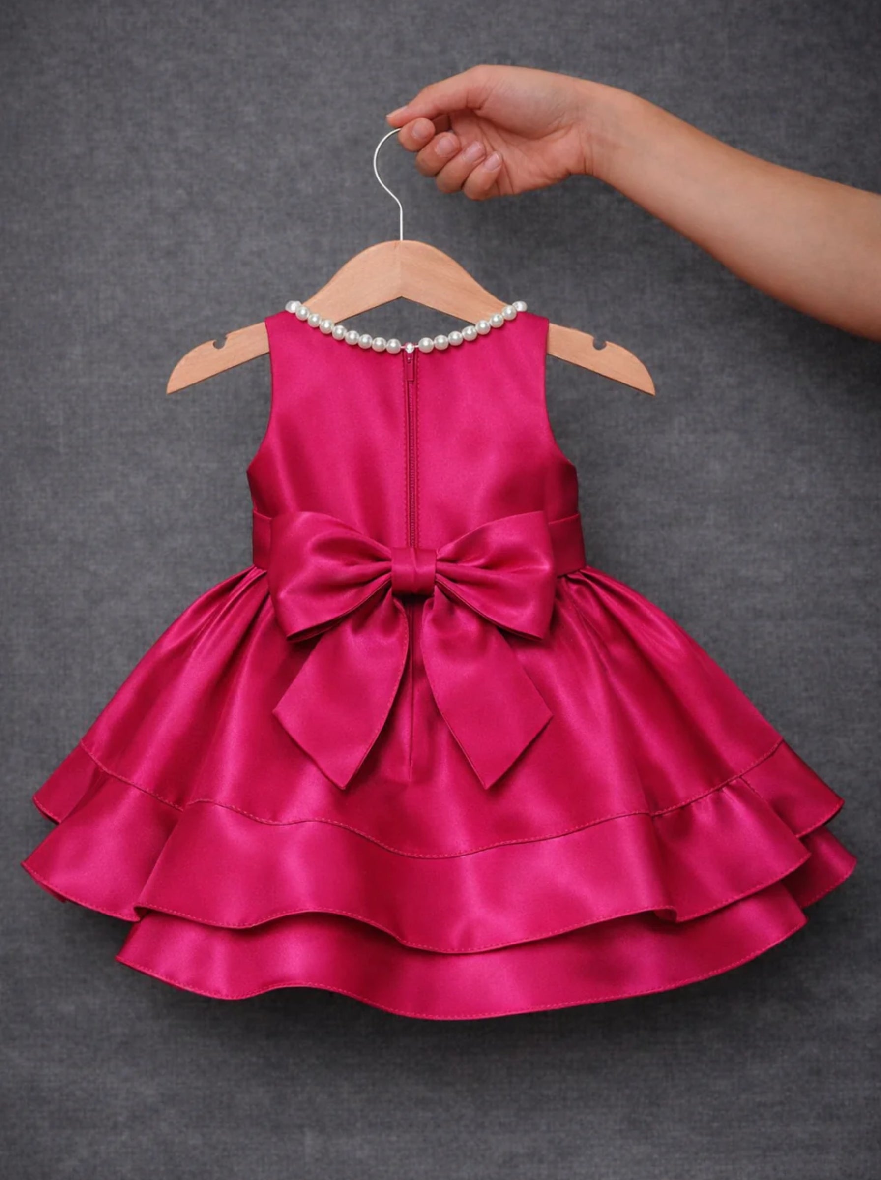 birthday dress websites & Going Out Dresses | Club L London Club L London The bodice is made from high Fuchsia Satin Party Dress for