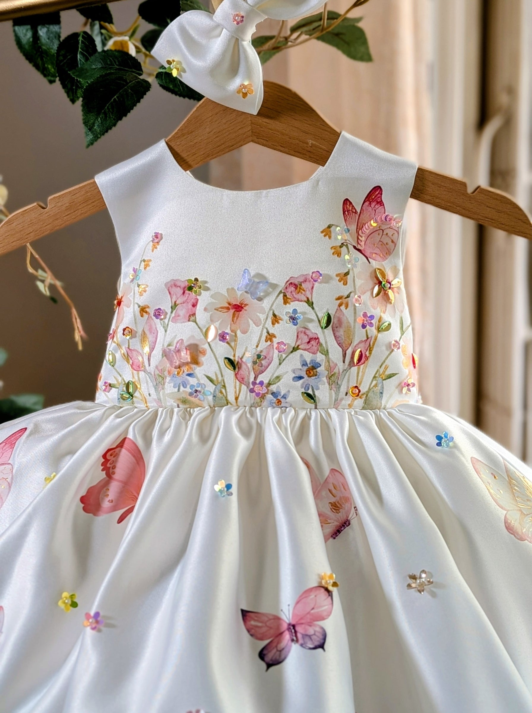 Floral Birthday Dress for Girls | Customizable & Personalized Outfit
