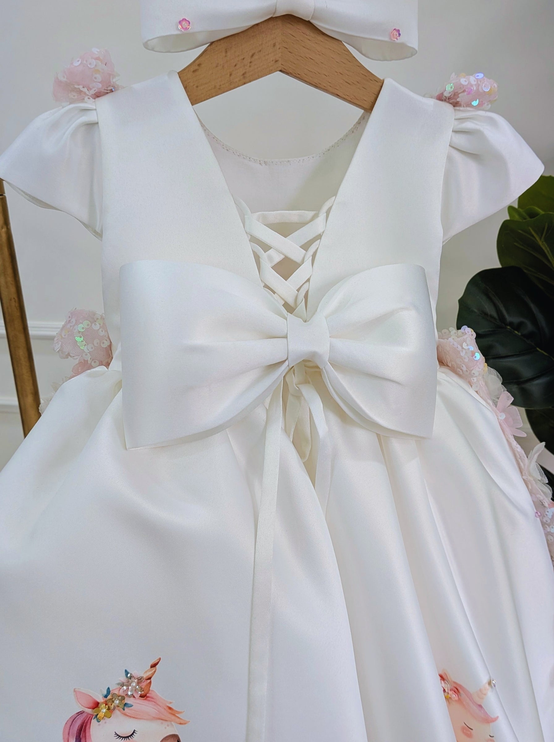 Unicorn Theme Birthday Dress for Girls | Customizable & Personalized Party Wear India